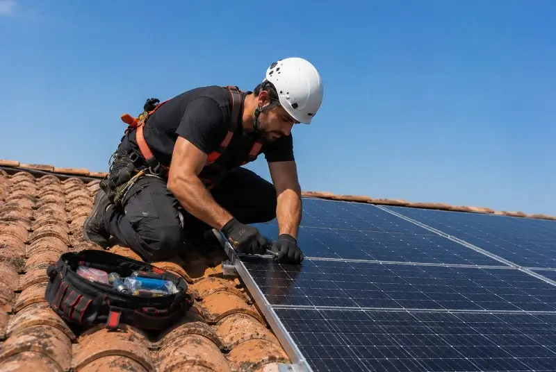 Maintenance et monitoring de panneaux solaires à Beaugeay